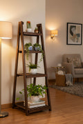 Wooden Folding Plant Stand
