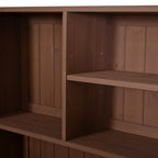 Potting Bench with Hutch, 65' H Solid Fir Wood Garden Workstation,
