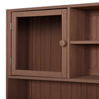 Potting Bench with Hutch, 65' H Solid Fir Wood Garden Workstation,