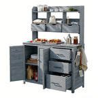 Farmhouse Patio Potting Bench, 44.6''x19.5'' Large Freestanding Garden
