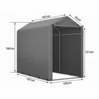 Garden garage shed