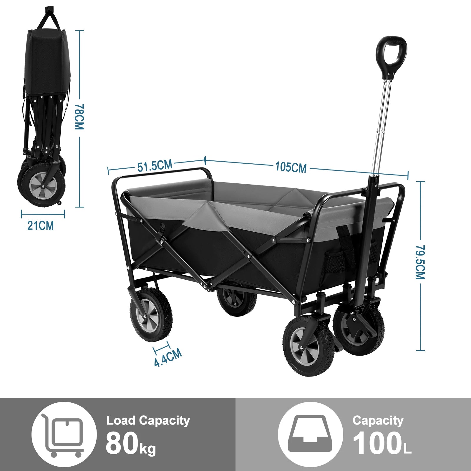Foldable handcart