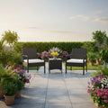 Home Garden Furniture Coffee Table Rattan Sofa Set