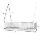 Minimalist Twin Size Garden Swing Bed