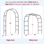 Metal Garden Arch Trellis